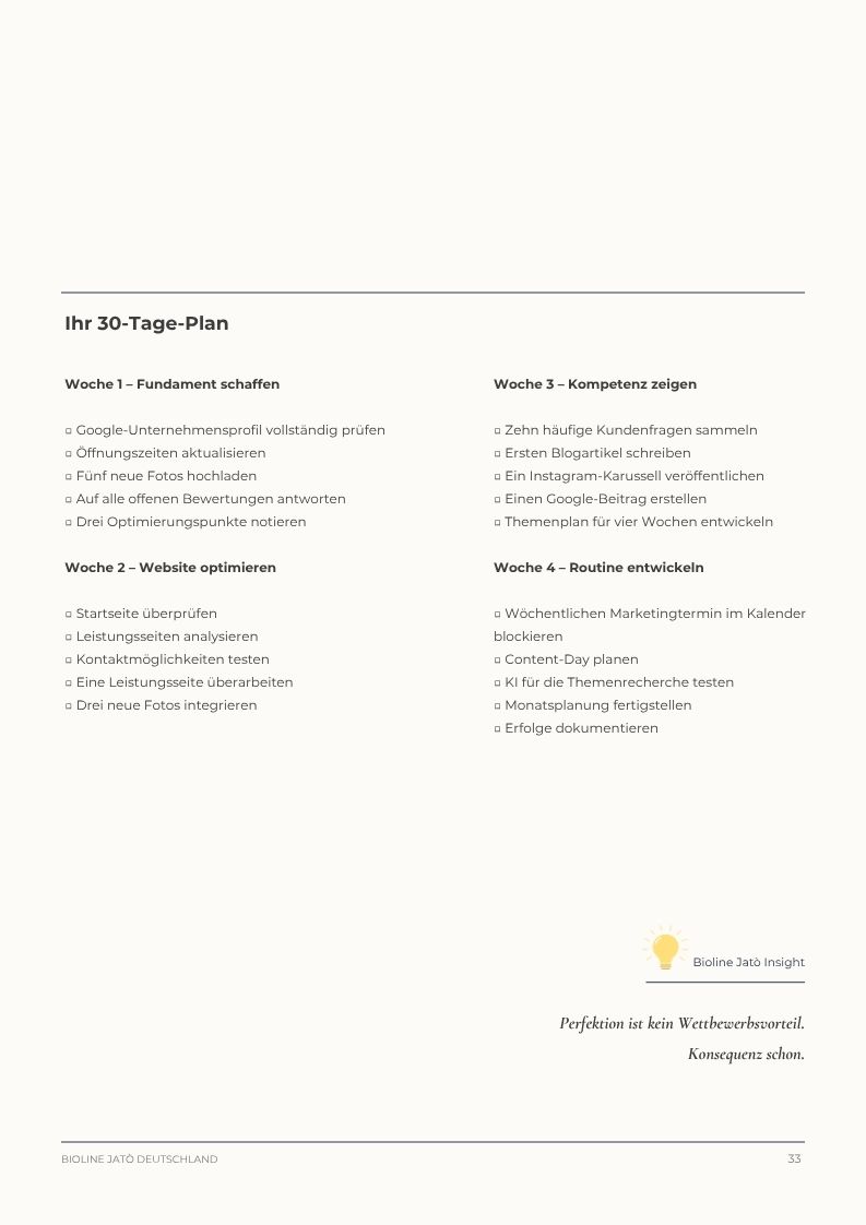 Einblick in Kapitel 10 des Professional Guides
